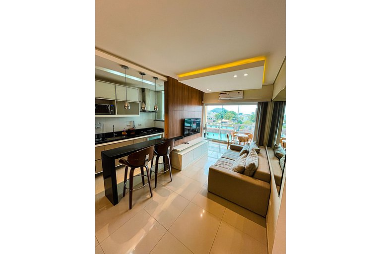 Apto Alto Padrão C/ Suíte, SmarTV, Wi-FI e Piscina