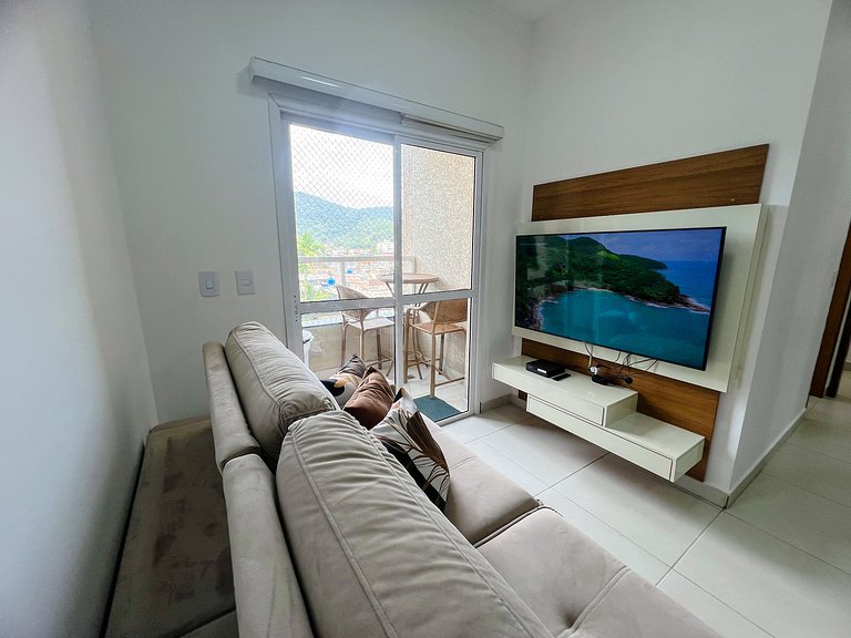 Apto 2 Qts C/ Ar, Smartv, WiFi a 5 Min da Praia G