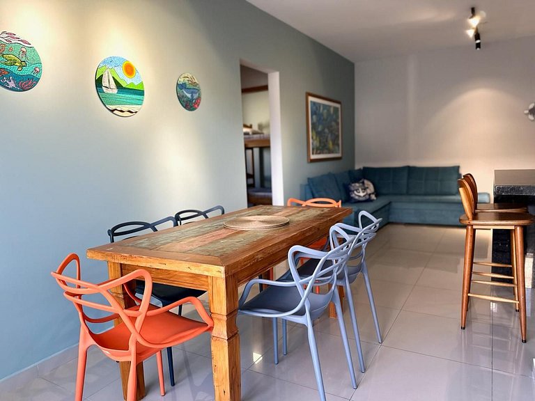 Charme, Conforto e Praia! Apto Top em Ubatuba