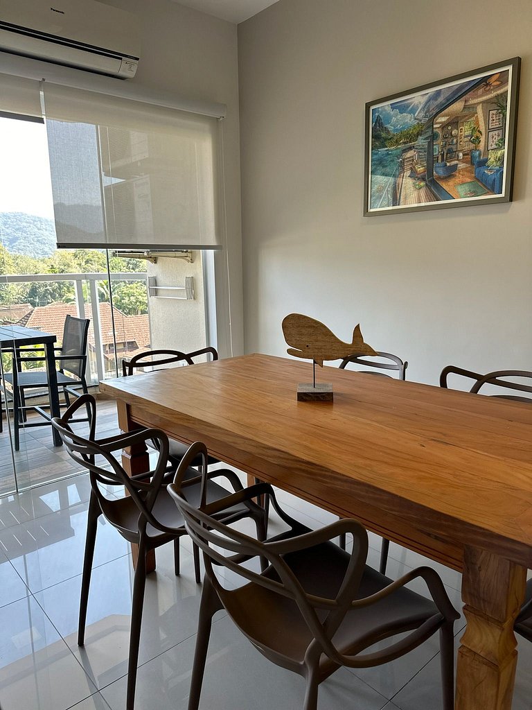 Apto lindo e completo para suas férias em Ubatuba