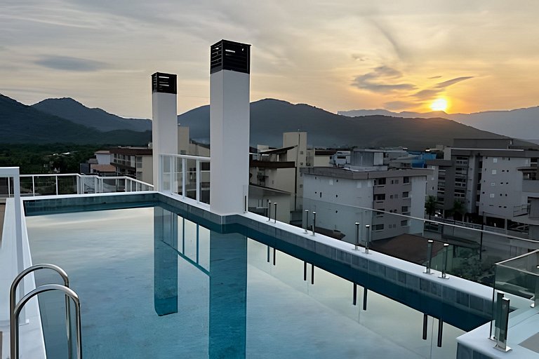 Apto Novo - Sauna, Hidro aquecida e piscina!