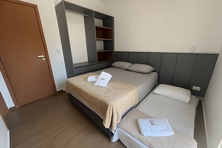Apto Novo - Sauna, Hidro aquecida e piscina!