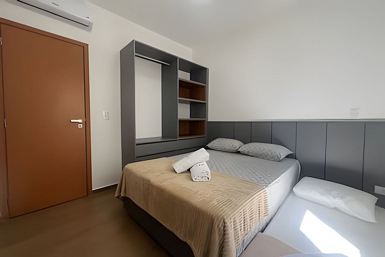 Apto Novo - Sauna, Hidro aquecida e piscina!