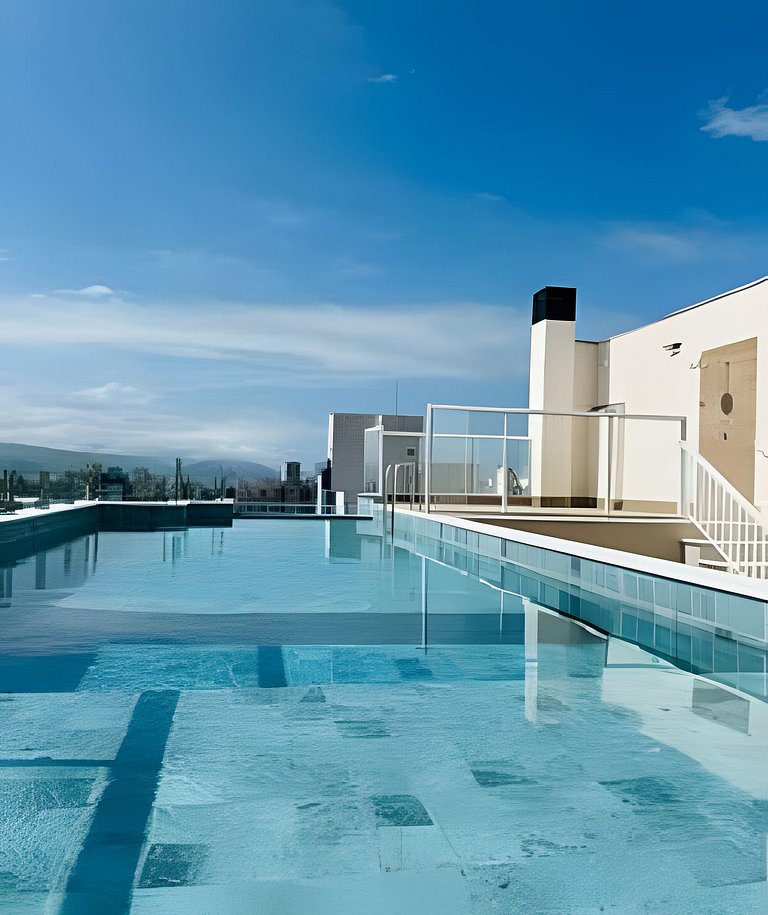 Apto Novo - Sauna, Hidro aquecida e piscina!