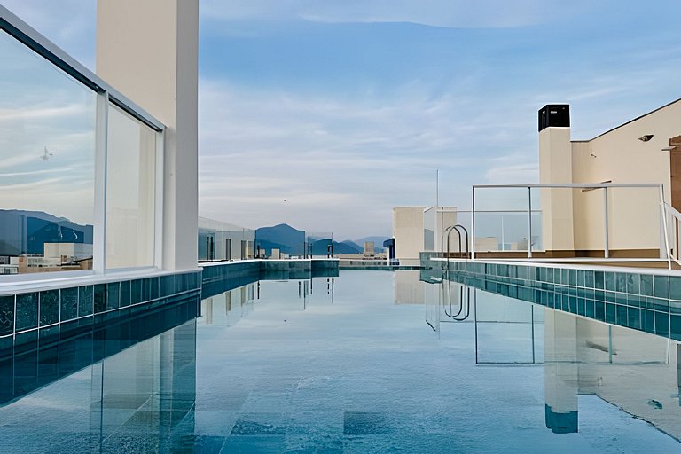 Apto Novo - Sauna, Hidro aquecida e piscina!