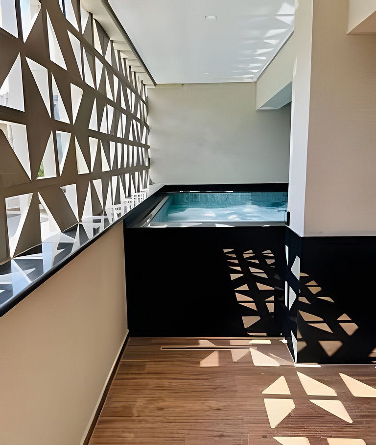 Apto Novo - Sauna, Hidro aquecida e piscina!