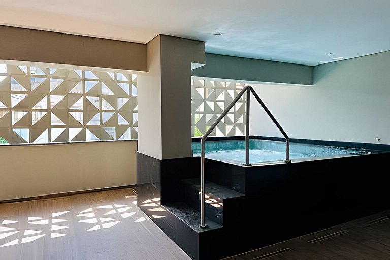 Apto Novo - Sauna, Hidro aquecida e piscina!