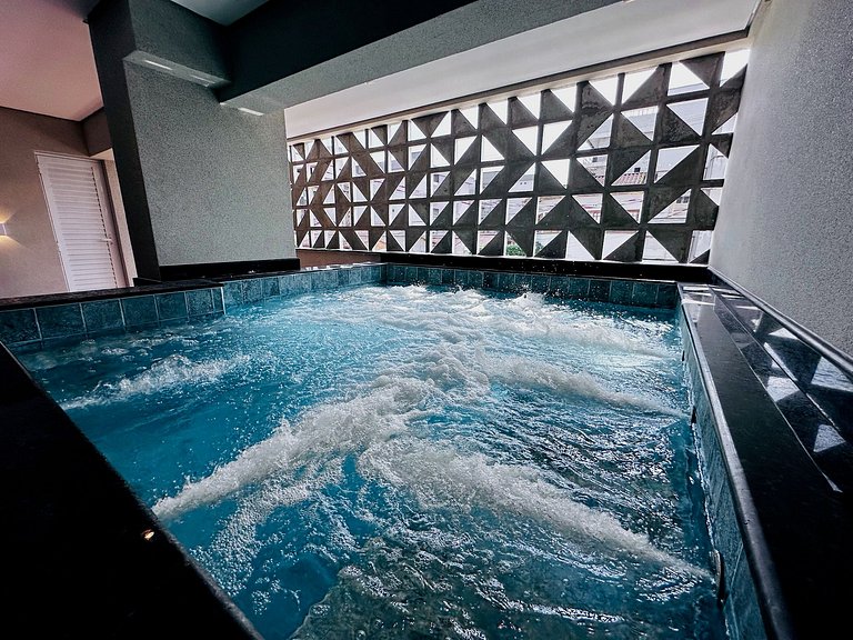 Apto Novo - Sauna, Hidro aquecida e piscina!
